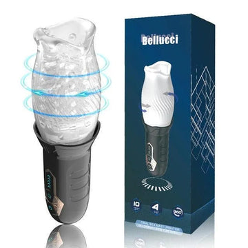 Masturbador Masculino Tornado - Estimulação Rotativa com 5 Níveis e 10 Modos Vibratórios - Libertina Sex Shop - homem, homens, masturbador de homem, masturbador homem, masturbador para homem, masturbador para homens, simulador de sexo oral para homens, traffic, Traffic 11/05, vibrador para homem - Sex Shop Vibradores