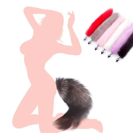 Plug Anal Cauda de Raposa - Butt Plug - Libertina Sex Shop - anal, plug anal, plug anal com rabo, plug anal rabo, plug anal raposa - Sex Shop Vibradores